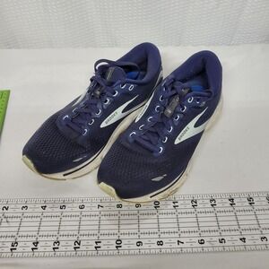 Brooks Ghost 15 Navy Blue Running Shoes Womens 9.5 Narrow 1203802A450